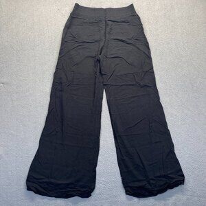Ambiance Apparel Women's Black  Pants Women’s  Large,Pull On,Wide Leg